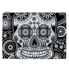 Skull Cosmetic Bag (xxl) by Ancello