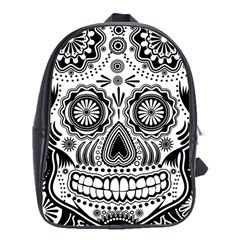 Skull School Bag (xl) by Ancello