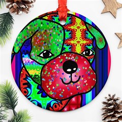 Pug Round Ornament