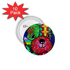 Pug 1 75  Button (10 Pack)