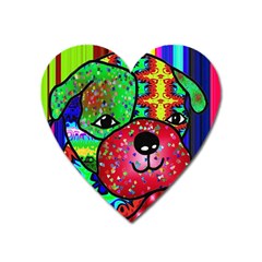 Pug Magnet (heart)