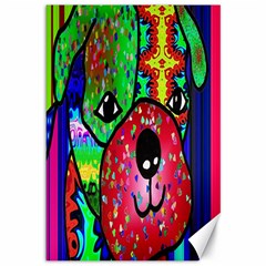 Pug Canvas 12  X 18  (unframed) by Siebenhuehner