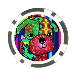 Pug Poker Chip by Siebenhuehner