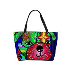 Pug Large Shoulder Bag by Siebenhuehner