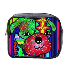 Pug Mini Travel Toiletry Bag (two Sides) by Siebenhuehner