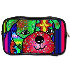 Pug Travel Toiletry Bag (two Sides) by Siebenhuehner