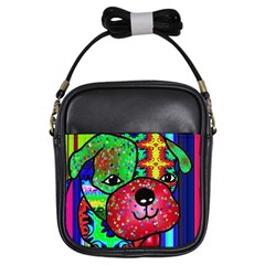 Pug Girl s Sling Bag