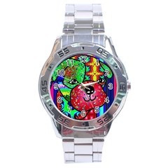 Pug Stainless Steel Watch