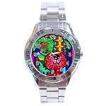 Pug Stainless Steel Watch Front