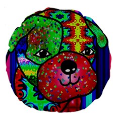 Pug 18  Premium Round Cushion 