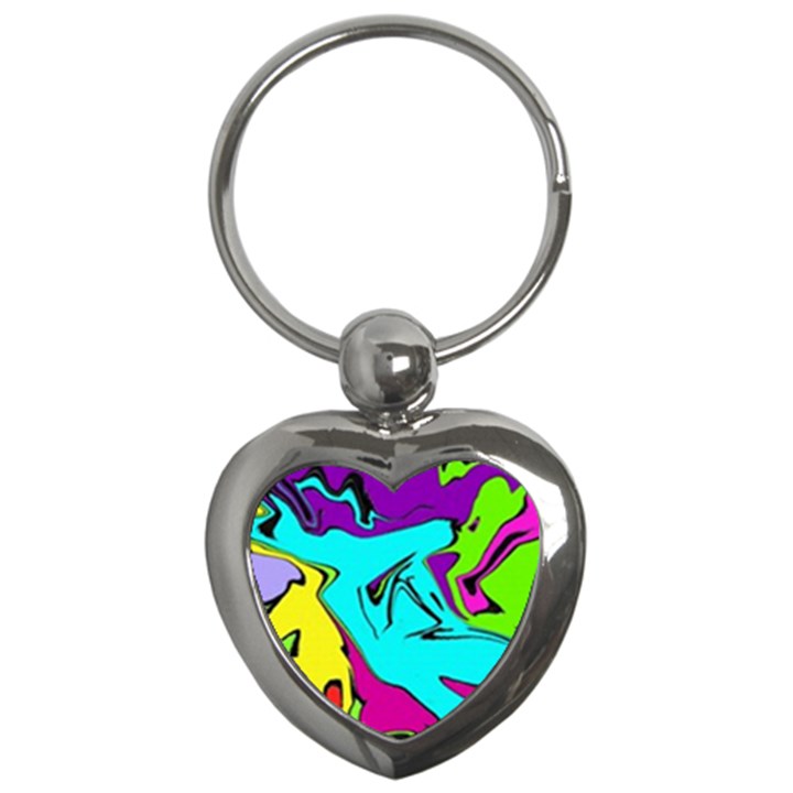 Abstract Key Chain (Heart)