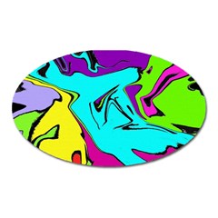 Abstract Magnet (oval) by Siebenhuehner