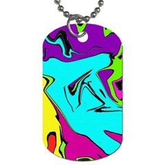 Abstract Dog Tag (one Sided) by Siebenhuehner