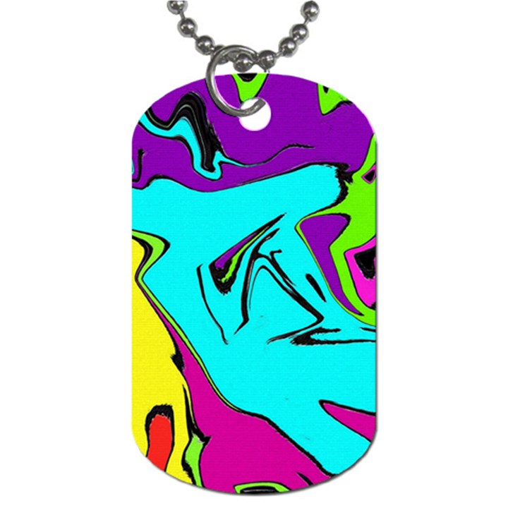 Abstract Dog Tag (One Sided)