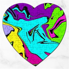 Abstract Jigsaw Puzzle (heart) by Siebenhuehner