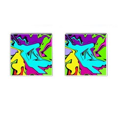 Abstract Cufflinks (square) by Siebenhuehner