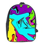 Abstract School Bag (Large) Front