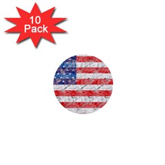 Flag 1  Mini Button (10 Pack)