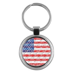 Flag Key Chain (round)