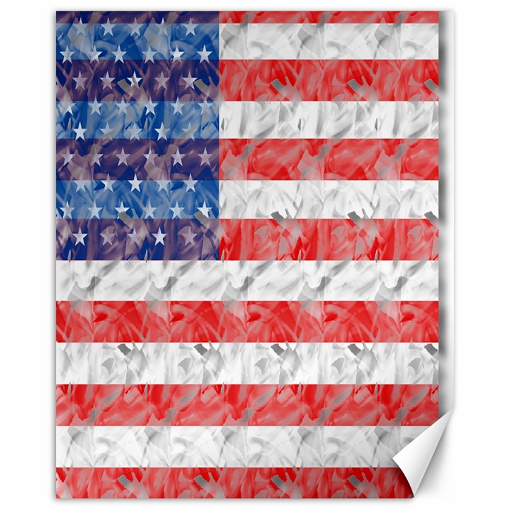 Flag Canvas 16  x 20  (Unframed)