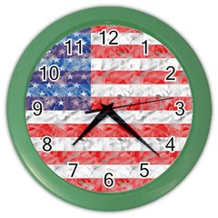 Flag Wall Clock (color)