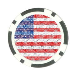 Flag Poker Chip (10 Pack)