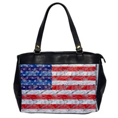 Flag Oversize Office Handbag (one Side) by uniquedesignsbycassie