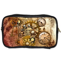 Steampunk Travel Toiletry Bag (one Side)