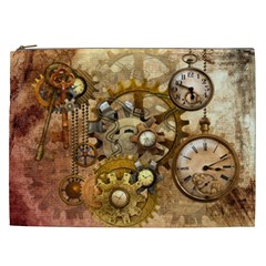 Steampunk Cosmetic Bag (xxl) by Ancello