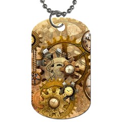 Steampunk Dog Tag (two-sided)  by Ancello