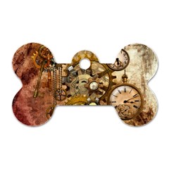 Steampunk Dog Tag Bone (one Sided)