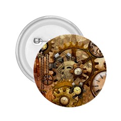 Steampunk 2 25  Button