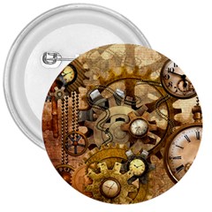 Steampunk 3  Button