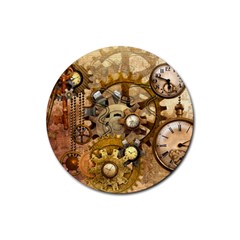 Steampunk Drink Coasters 4 Pack (round) by Ancello