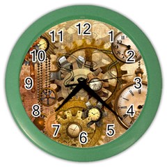 Steampunk Wall Clock (color) by Ancello