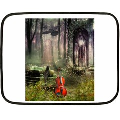 Last Song Mini Fleece Blanket (two Sided) by Ancello