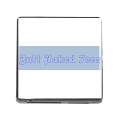 1logo2 Memory Card Reader With Storage (square) by buttnakedtees