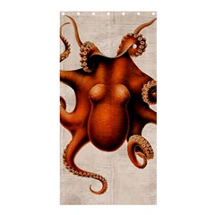 Here There Be Monsters Shower Curtain 36  X 72  (stall)