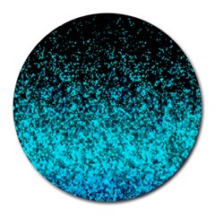 Glitter Dust 1 8  Mouse Pad (round) by MedusArt