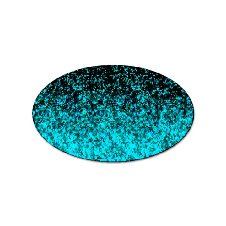 Glitter Dust 1 Sticker (Oval)