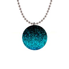 Glitter Dust 1 Button Necklace by MedusArt