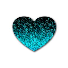 Glitter Dust 1 Drink Coasters (heart) by MedusArt