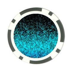 Glitter Dust 1 Poker Chip by MedusArt