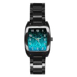 Glitter Dust 1 Stainless Steel Barrel Watch Front