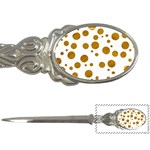 Tan Polka Dots Letter Opener Front