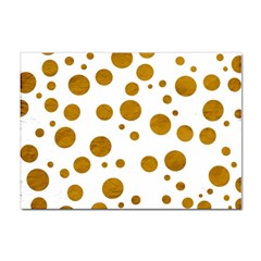 Tan Polka Dots A4 Sticker 100 Pack by Colorfulart23