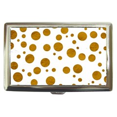 Tan Polka Dots Cigarette Money Case