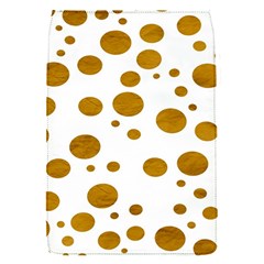 Tan Polka Dots Removable Flap Cover (small)