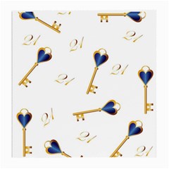 21st Birthday Keys Background Glasses Cloth (medium)