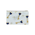 21st Birthday Keys Background Cosmetic Bag (Small) Back